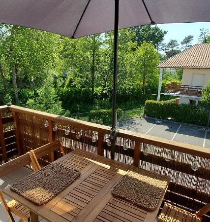 Appartement 2 Chambres Balcon Parking Prive Centre Village Lit-et-Mixe Luaran gambar