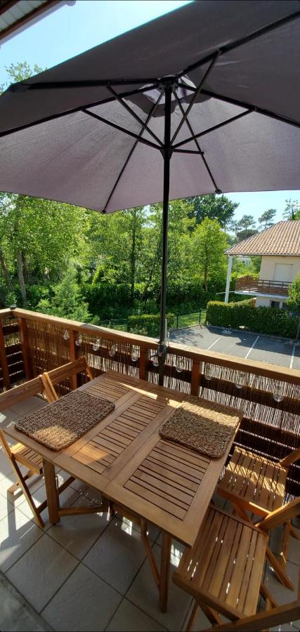 Appartement 2 Chambres Balcon Parking Prive Centre Village Lit-et-Mixe Luaran gambar